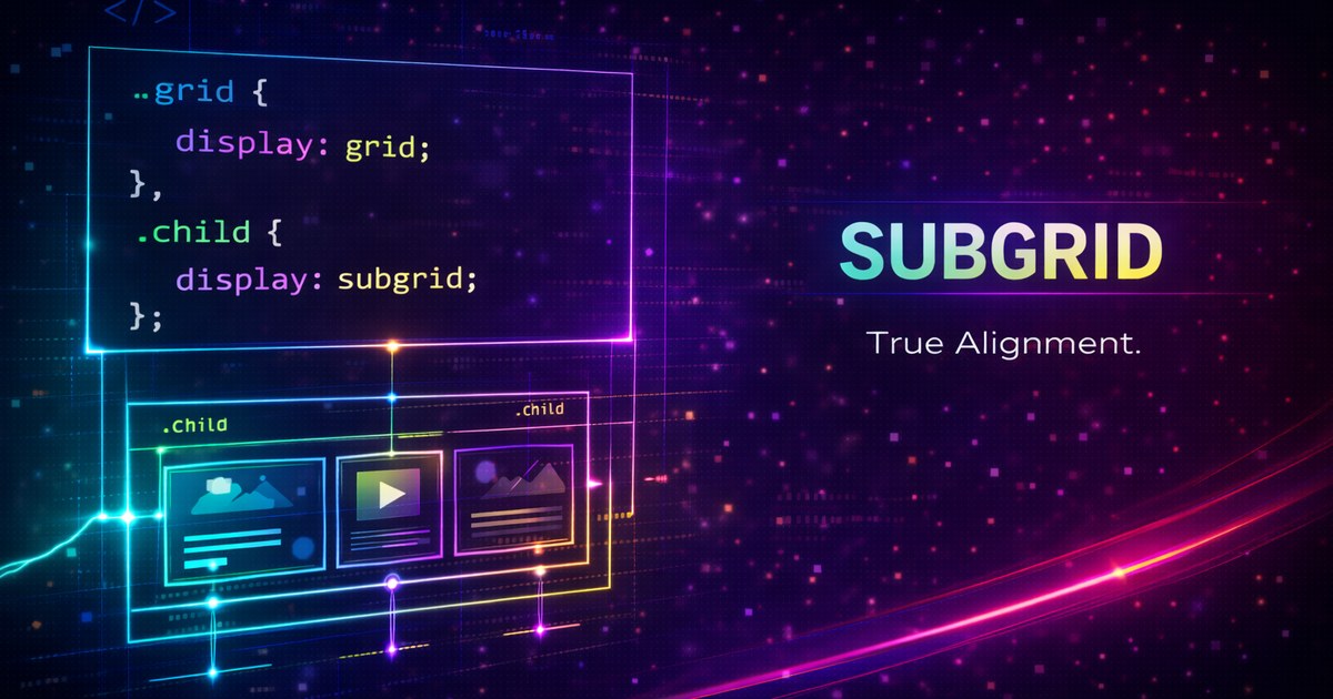 CSS Subgrid - Inherit Grid Tracks