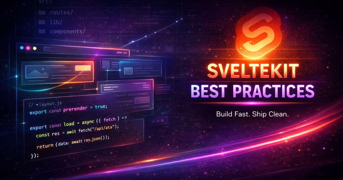 SvelteKit Best Practices
