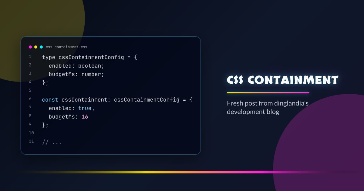 CSS containment