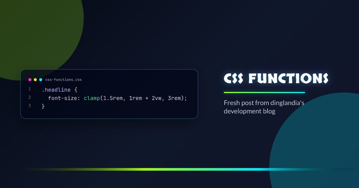 Modern CSS Functions