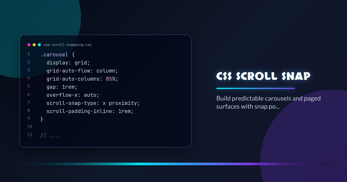 CSS Scroll Snap | dinglandia