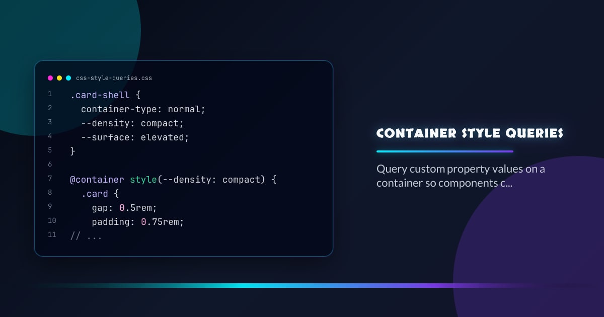 Container Style Queries thumbnail