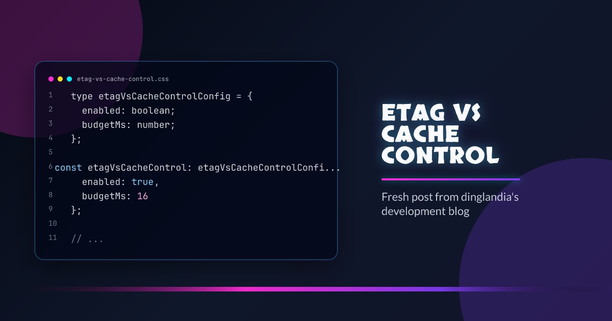 ETag vs Cache-Control