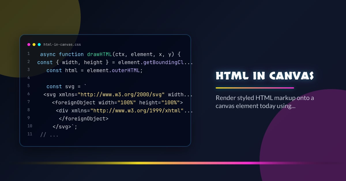 HTML in Canvas