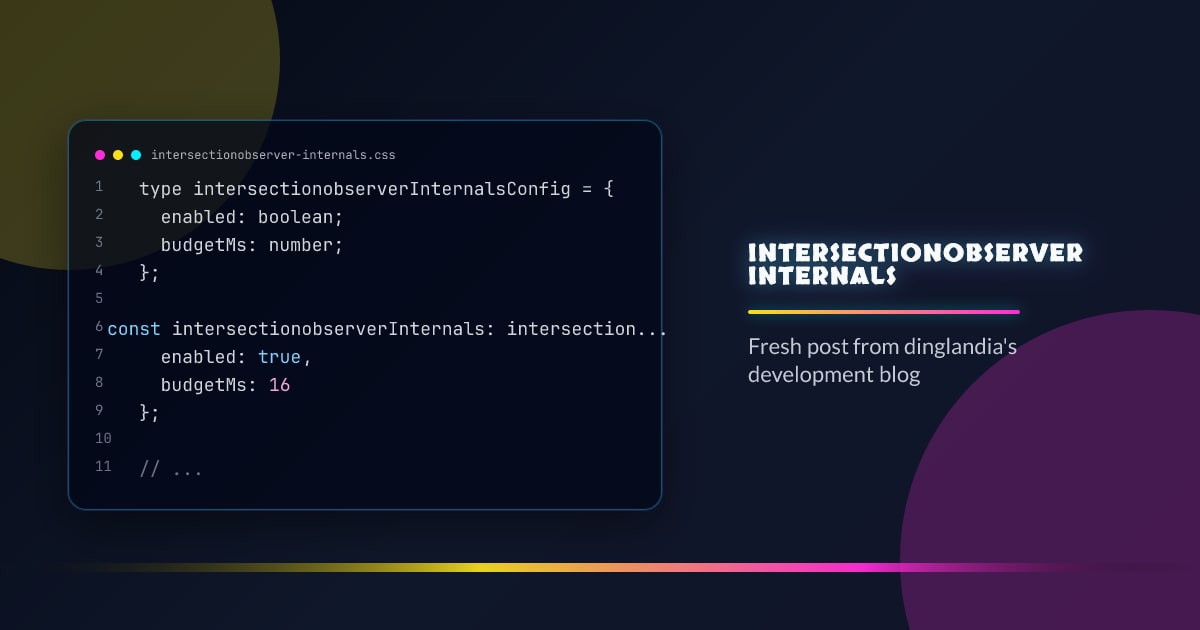 IntersectionObserver internals
