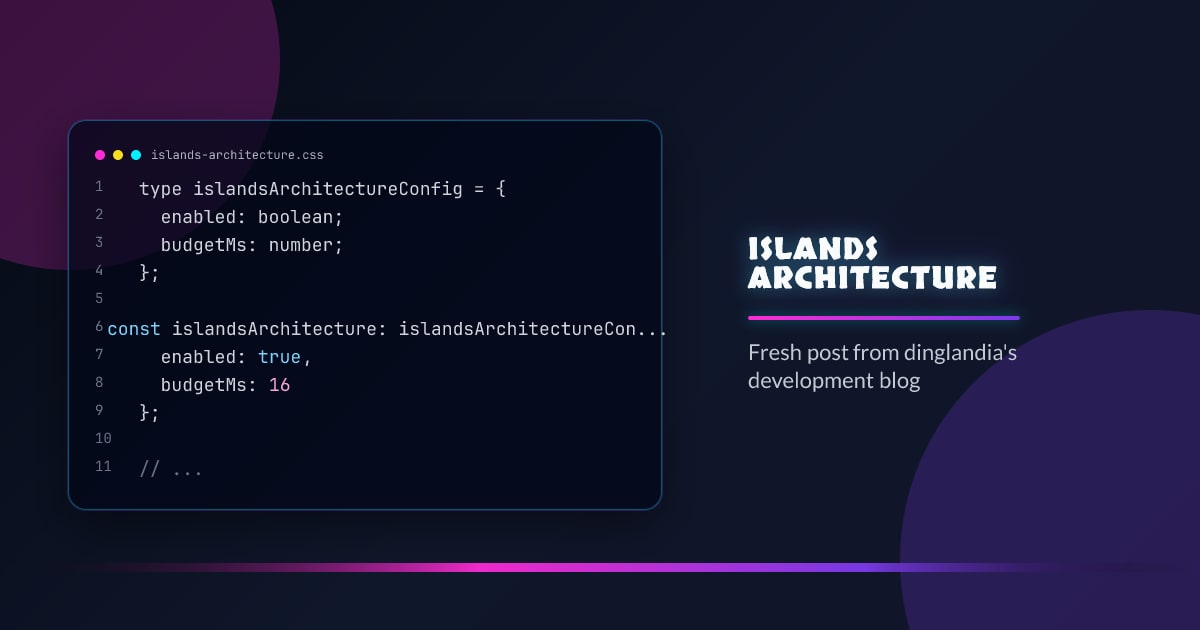 Islands architecture