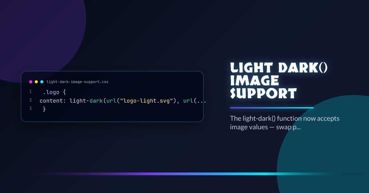 light-dark() Image Support