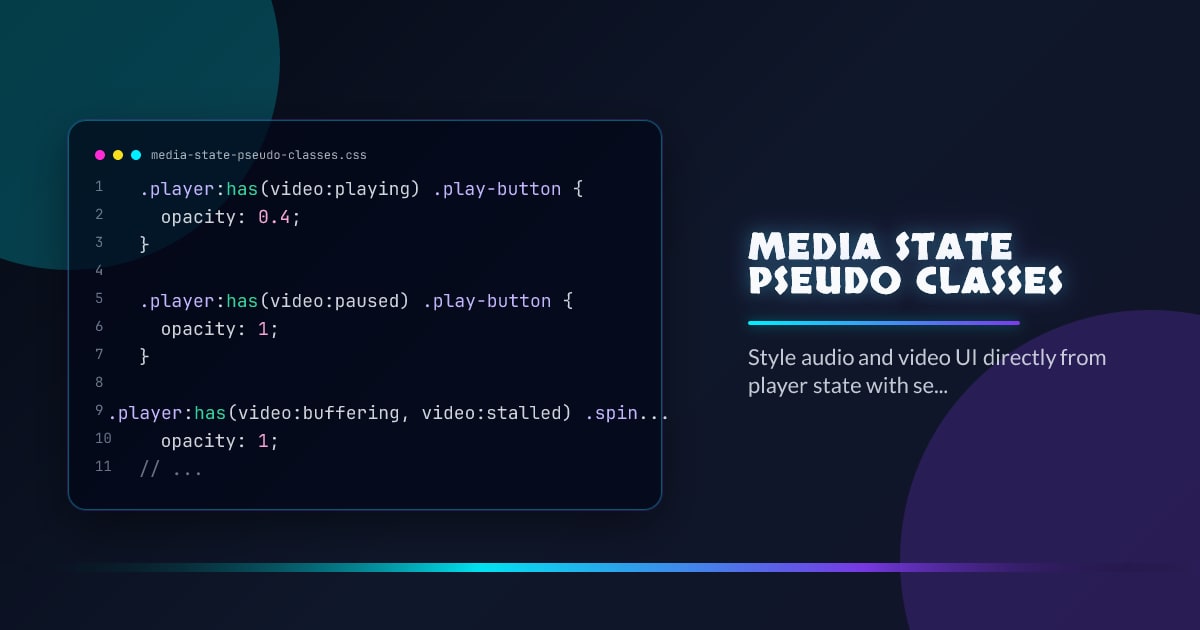 Media State Pseudo-Classes thumbnail