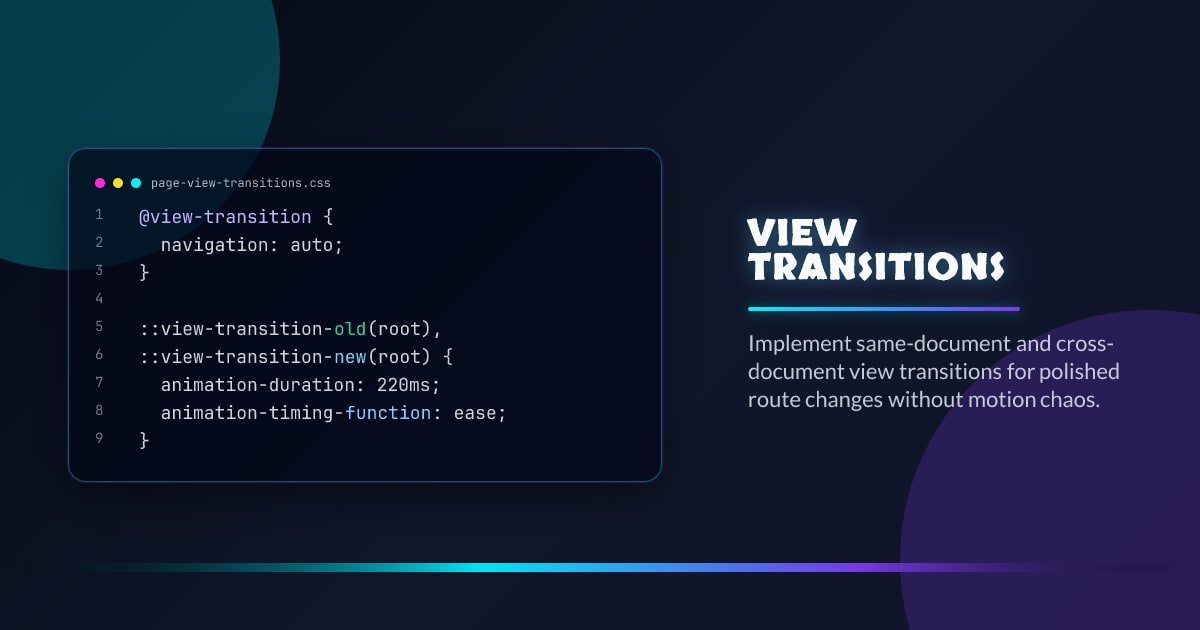 View Transitions thumbnail