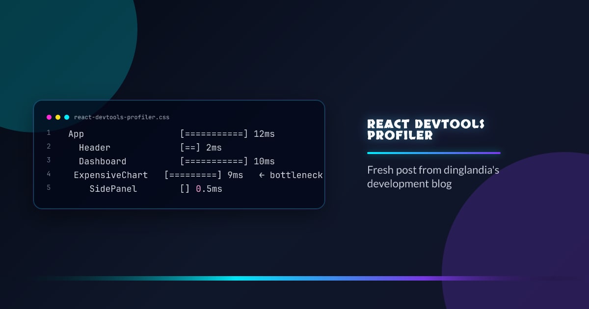 React DevTools Profiler