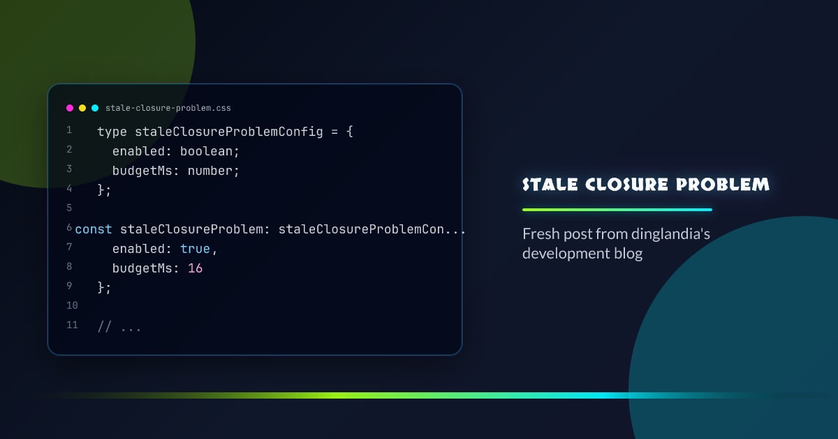 Stale closure problem