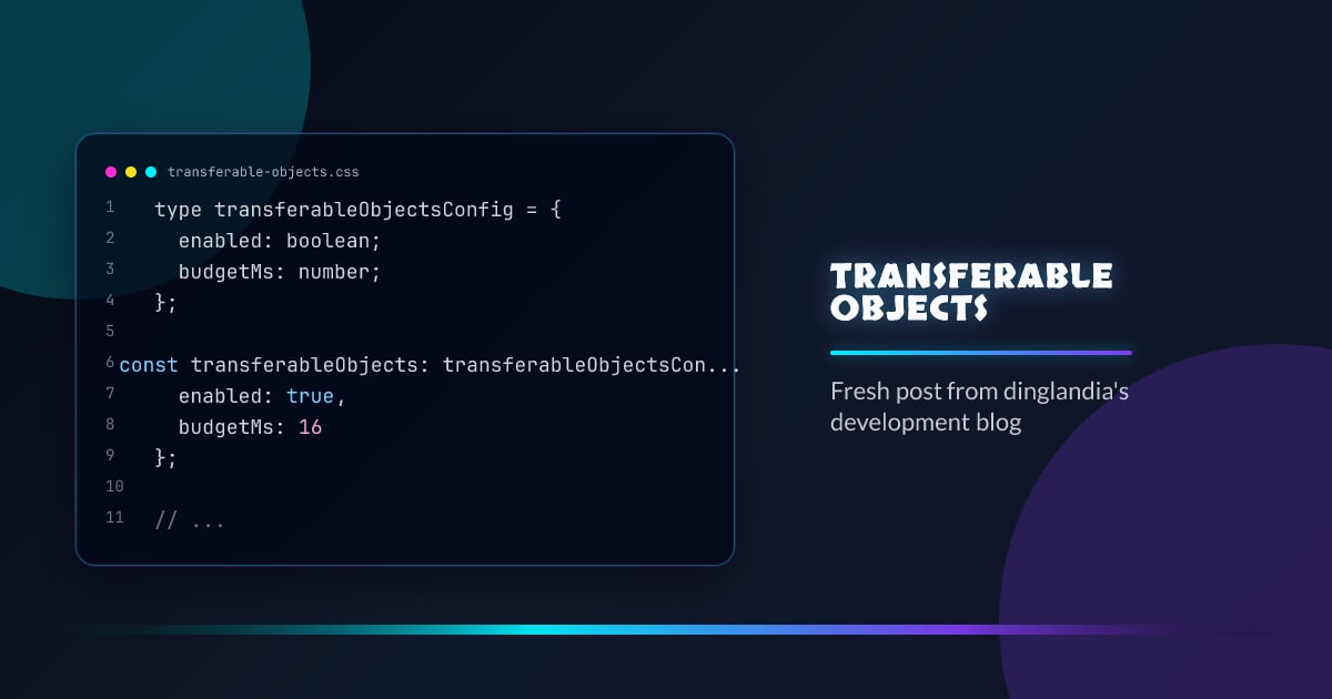 Transferable objects