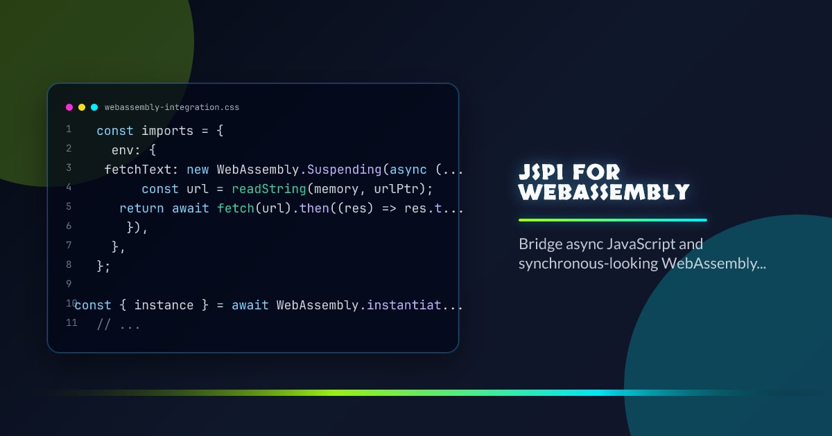 JSPI for WebAssembly thumbnail